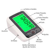 Aparelho Medidor de Pressão Arterial Digital de Braço
