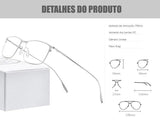 Armação Ultraleve de Titânio para Óculos de Grau